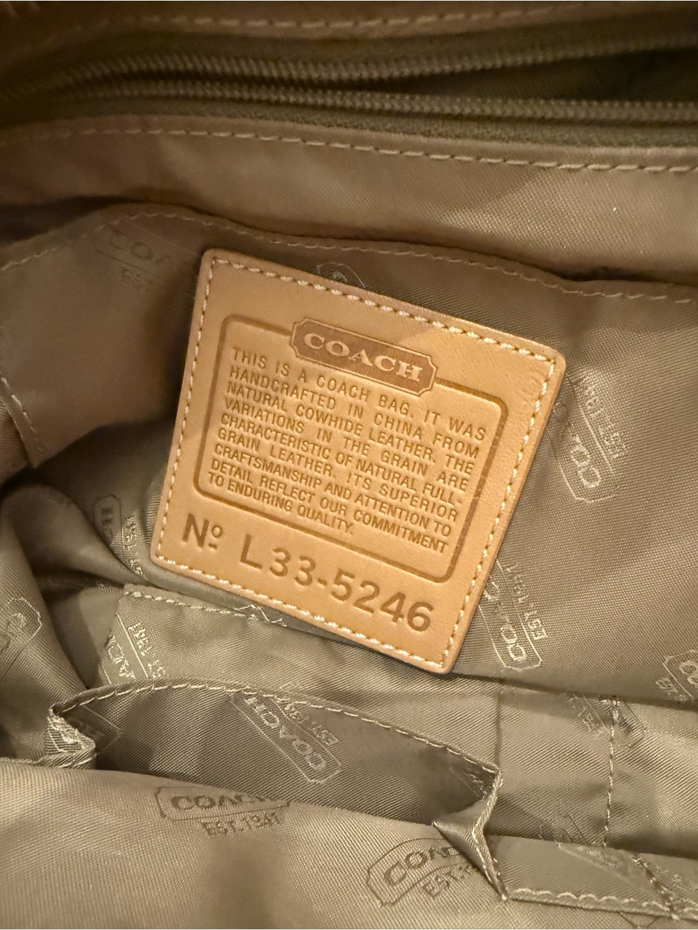 VINTAGE Y2K Coach. - Picture 4 of 8